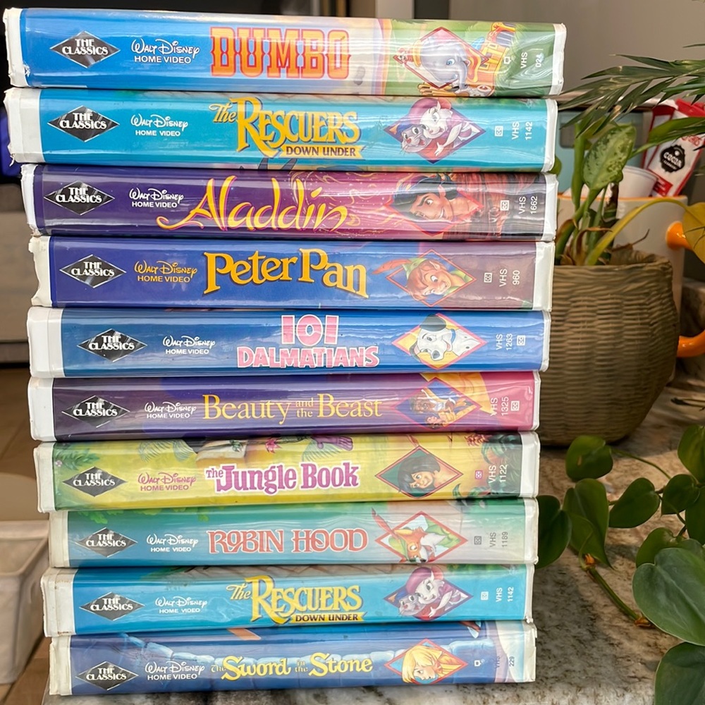 Disney black diamond VHS tapes